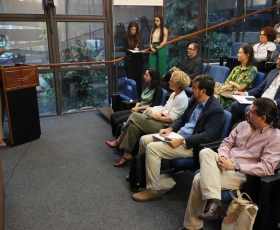 Encontro do Serviço Alemão de Intercâmbio Acadêmico com os ex-bolsistas do DF. 31/10/2025 Foto: Beto Monteiro/Ascom UnB